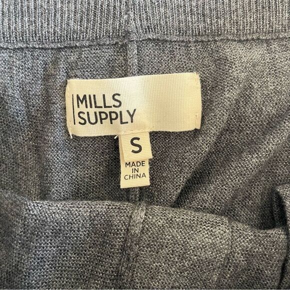 Mills Supply Men’s Graphite Extremely Soft & Light Cashmere Joggers NWT Size S - Picture 8 of 14